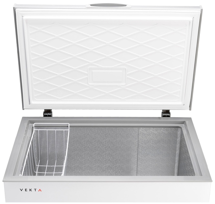 Морозильный ларь Vekta FR-220S02 A+ 220 л, серебристый фото 3