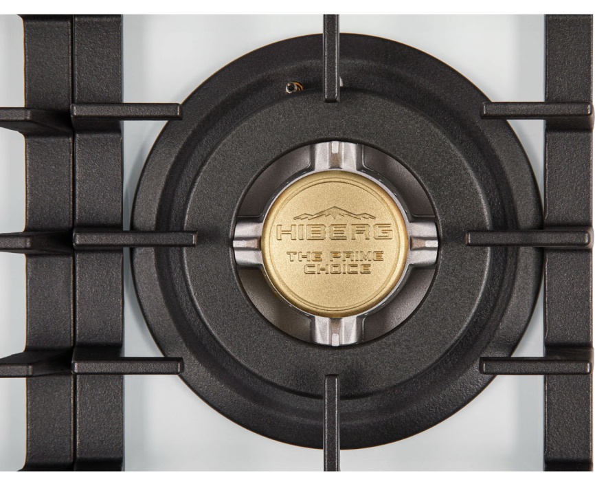 Газовая варочная панель Hiberg VM 4535 W 45 см, 3 конфорки электроподжиг газконтроль, белый фото 12