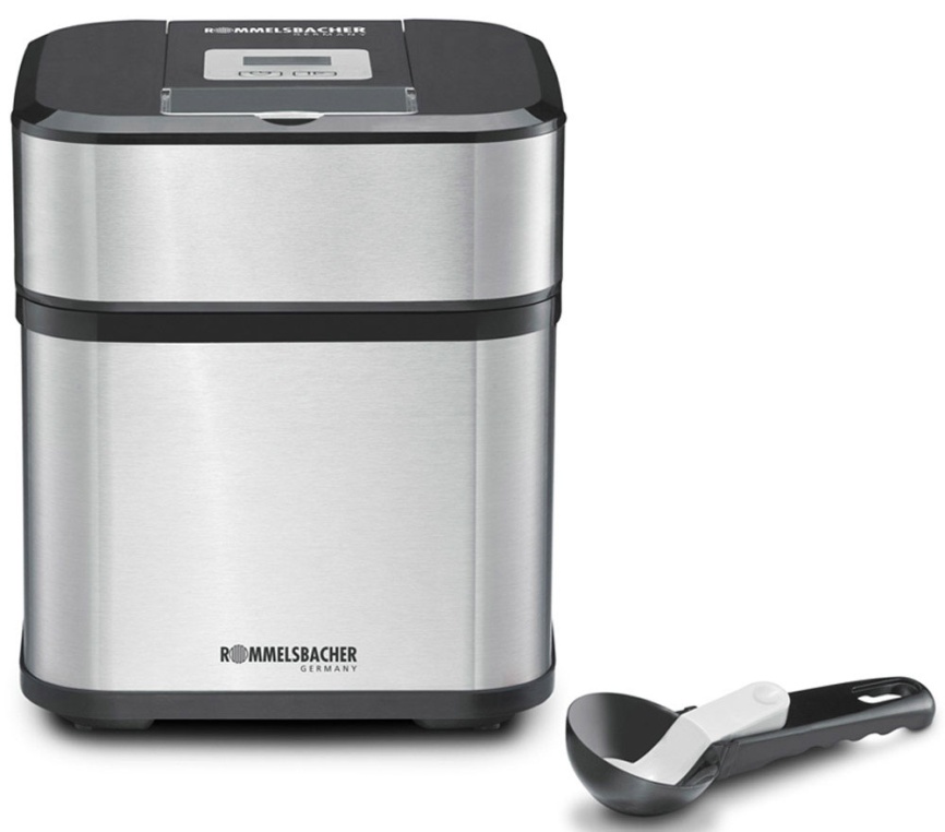 Мороженица Rommelsbacher IM 12, ЖК-дисплей, таймер, нержавеющая сталь фото 2