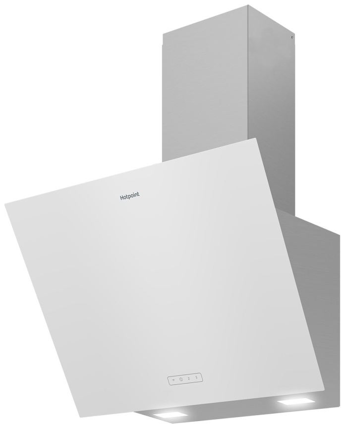 Вытяжка Hotpoint HPHV 62FLT WH, белая фото 1