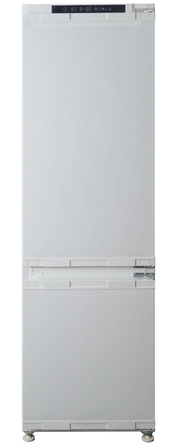 Встраиваемый двухкамерный холодильник Ascoli ADRF270WEMBI No frost, белый фото 2