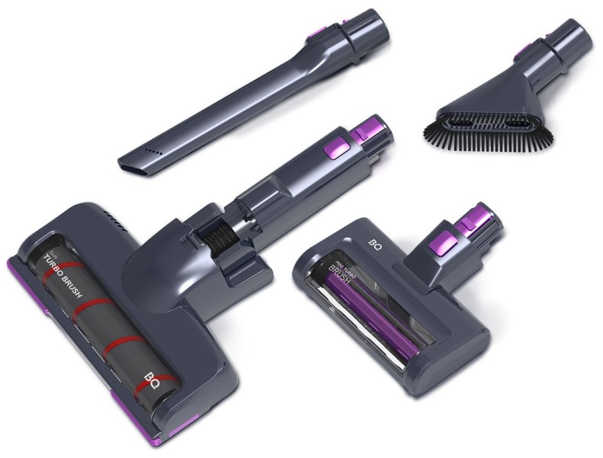 Пылесос вертикальный BQ VCA0201H Серый-Фиолетовый фото 6