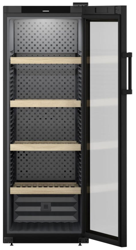 Винный шкаф Liebherr WPbl 5001-20 001, с замком, инверторный компрессор, черный фото 4