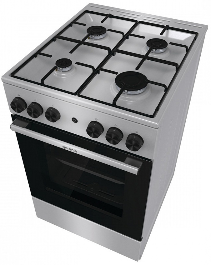Газовая плита Gorenje GGI5A21XJ 61 л, 4 конфорки, серебристый фото 6