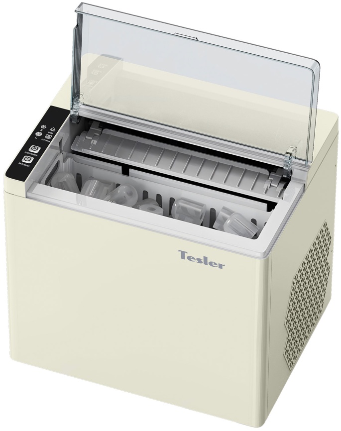 Льдогенератор Tesler Льдогенератор портативный Tesler ICM-1202 150 Вт, 1,5л, бежевый фото 2