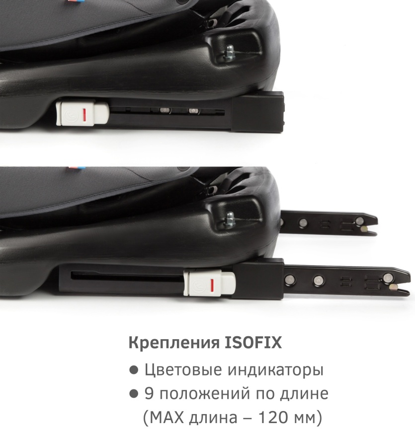 Автокресло Siger Престиж Isofix Lux, гр.0+/I/II/III, маренго (KRES3943) фото 14