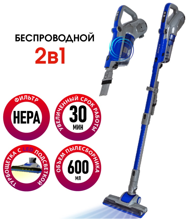 Пылесос вертикальный Supra VCS-4094 фото 2