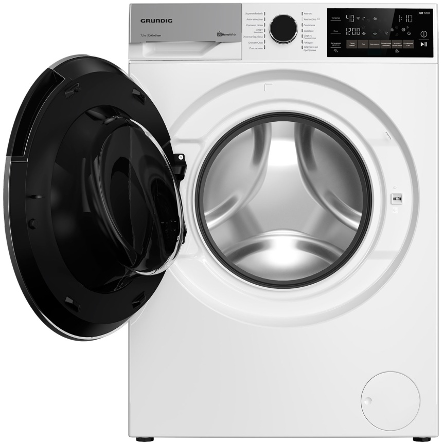 Стиральная машина Grundig GW7P77H21W 7 кг, белый фото 3