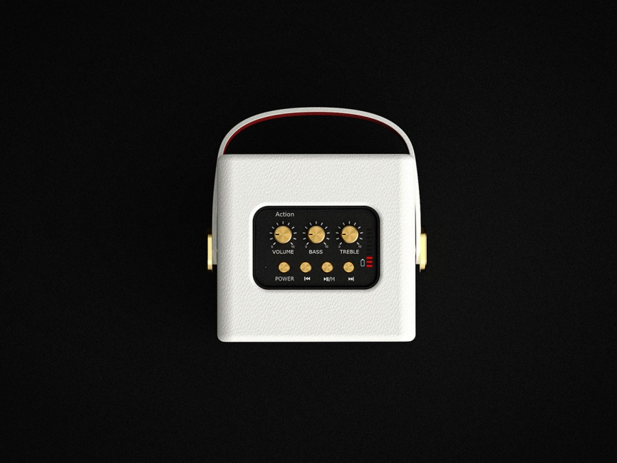 Портативная колонка Lonzuer Action, белый фото 5