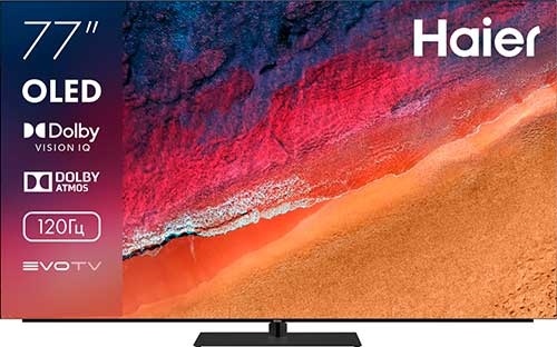 Телевизор Haier 77 S9 Pro, 4K UHD 3840 x 2160, OLED, 120 Гц, черный фото 1