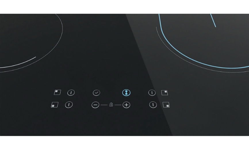 Электрическая варочная панель Candy CH64BVTRU 59 см, 4 конфорки стеклокерамика, черный фото 4