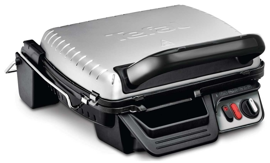 Электрогриль Tefal Health Grill Comfort GC306012, серебристый/черный фото 1