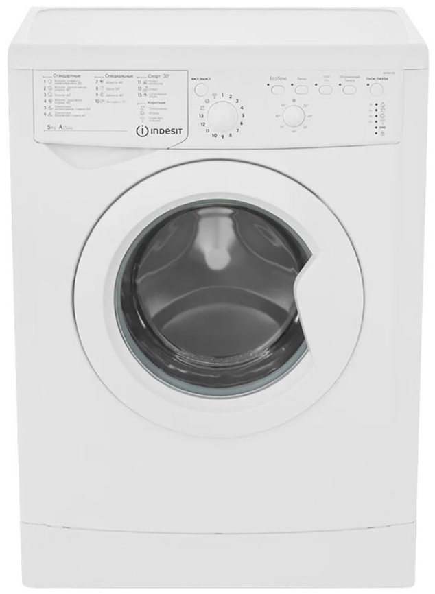 Стиральная машина Indesit Стиральная машина Indesit IWSB 5105 автомат 5 кг, 60 см, белый фото 1