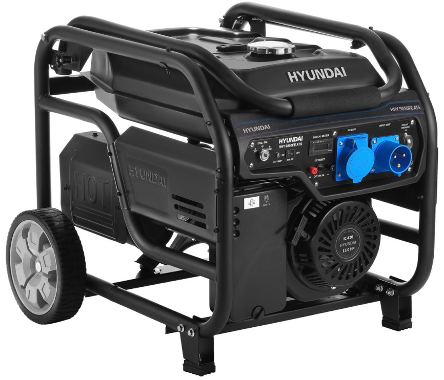 Генератор бензиновый Hyundai HHY 9050FE ATS фото 1
