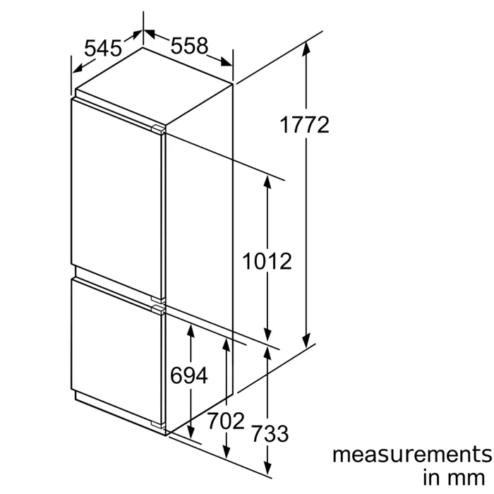 Встраиваемый холодильник BOSCH Bosch KIN86AF3M8 фото 10