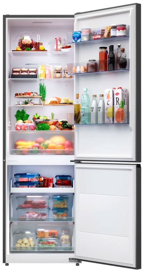 Двухкамерный холодильник LEX LKB185BLGIDMax No frost, черный фото 3