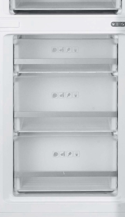 Двухкамерный холодильник Esperanza C38NFID W фото 8