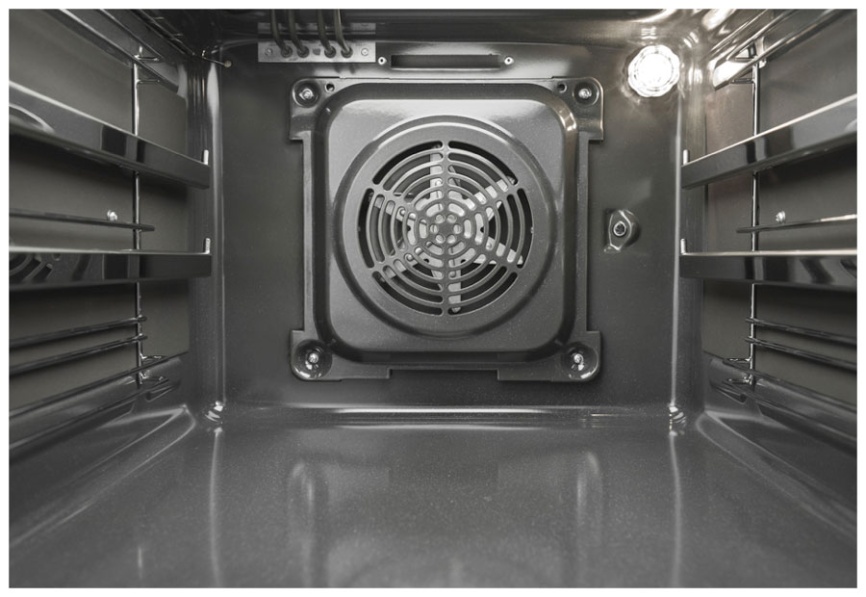 Электрический духовой шкаф Hansa BOEI64111 Quadrum 59 см, 68 л гриль, серебристый фото 7