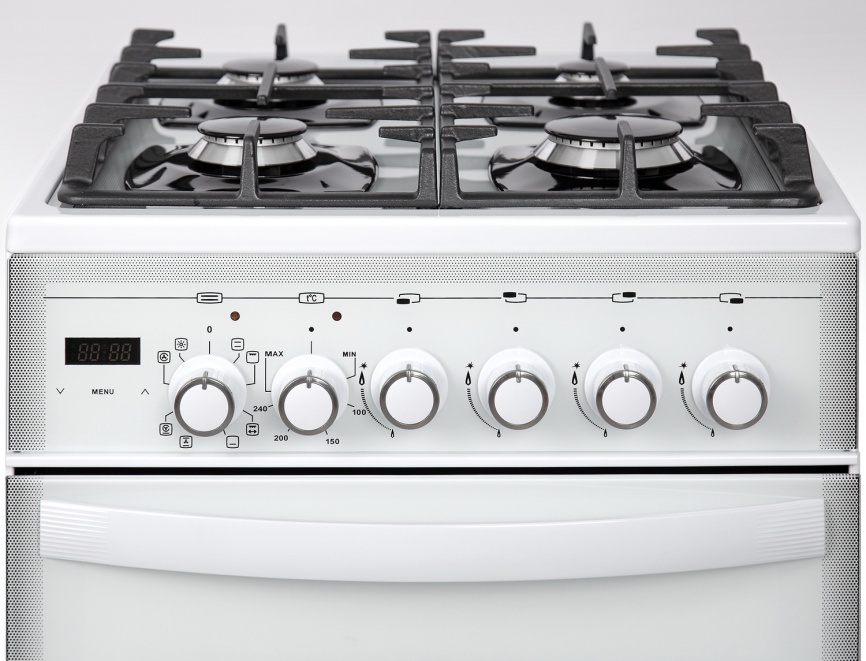 Комбинированная плита Gefest ПГЭ 5502-03 0042 50 см, 4 конфорки, белый фото 2
