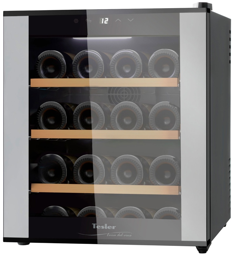 Винный шкаф Tesler WCV-160 SILVER фото 1