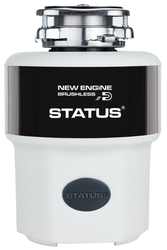 Измельчитель пищевых отходов Status NEXT 400 Белый, черный металлик (09811001) фото 1