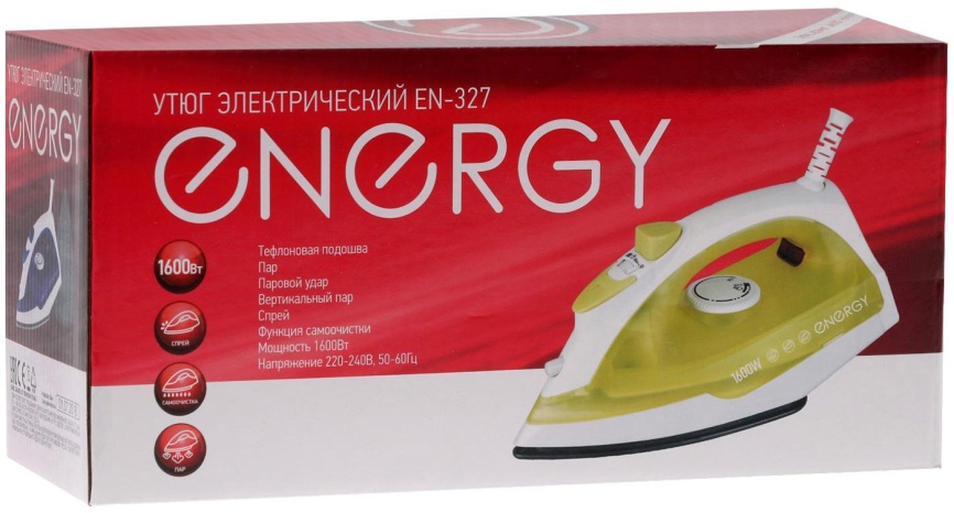 Утюг Energy EN-327 270052 желтый фото 4