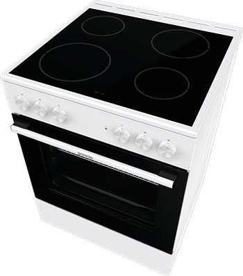Электроплита Gorenje GEC6A11WG 60 см, 4 конфорки, белый фото 3