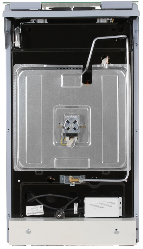 Газовая плита De luxe 5040.40г(кр) ЧР-012 50 см, 43 л, 4 конфорки, серый фото 9