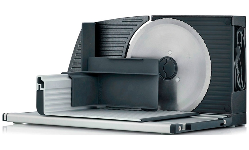 Ломтерезка Graef MT1006EU, мощность 170 Вт, регулировка толщины нарезки, серый фото 4