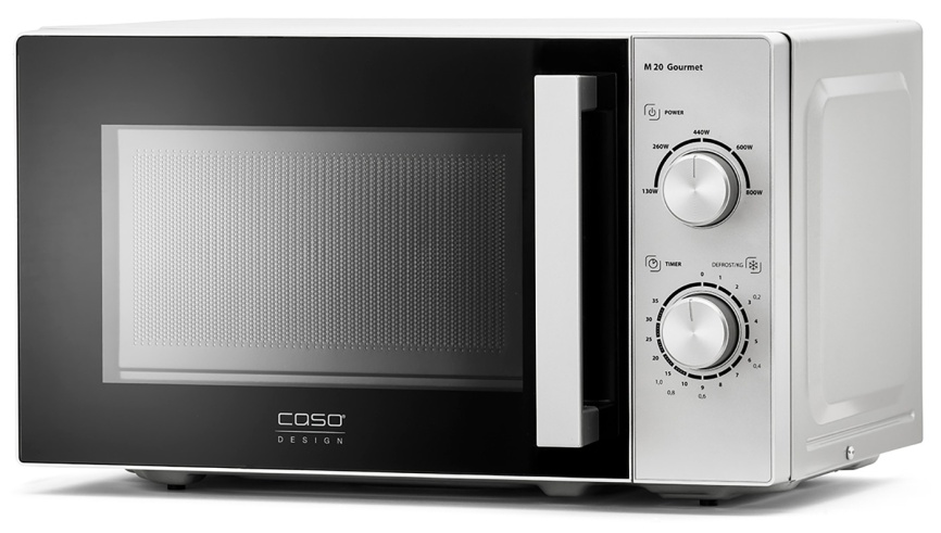 Микроволновая печь - СВЧ Caso M 20 Gourmet, мощность 800 Вт, таймер фото 2