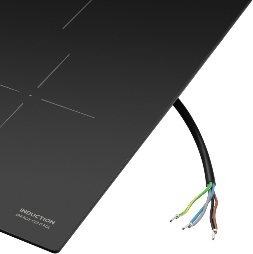 Электрическая варочная панель De’Longhi PIN 62 RUS 60 см, 4 конфорки стеклокерамика, черный фото 9