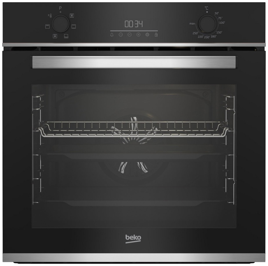 Электрический духовой шкаф Beko BBIE133002XD 59 см, 72 л, гриль и конвекция, черный фото 1