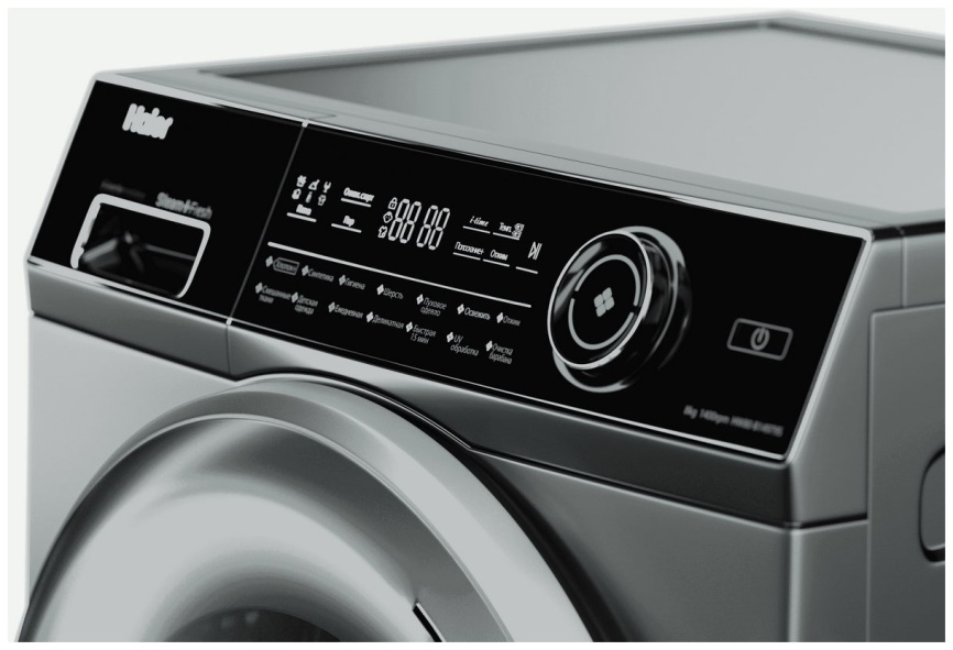 Стиральная машина Haier HW80-BP14979S 8 кг, серебристый фото 3