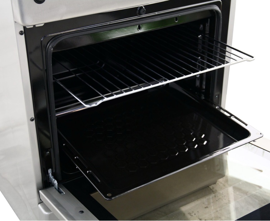 Газовая плита De luxe 606040.24г 000 (кр) 60 см, 64 л, 4 конфорки, серый металлик фото 5