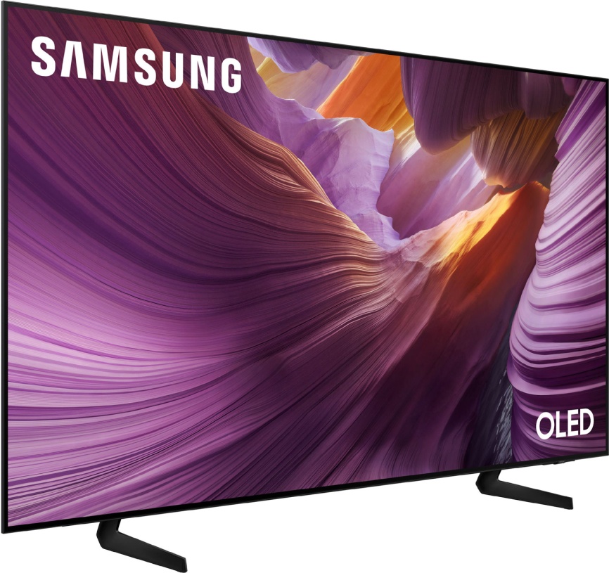 Телевизор Samsung QE83S85FAEXRU, 85 дюймов, 4K Ultra HD, смарт ТВ, Tizen, черный фото 2