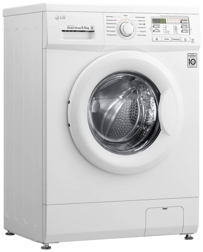 Стиральная машина LG F 10 B8MD 5,5 кг, белый фото 7
