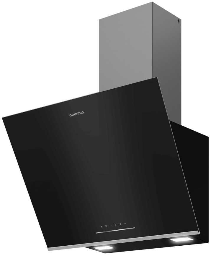 Вытяжка Grundig GDSP2464BBSC, черный, наклонная, сенсорное управление фото 2