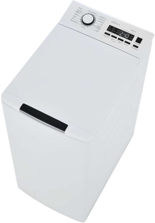 Стиральная машина Zugel ZWT712, LED-дисплей , загрузка 7 кг, белый фото 1