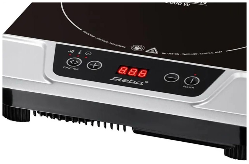 Настольная плита Steba IK 23 28 см, 1 конфорка, черный фото 2