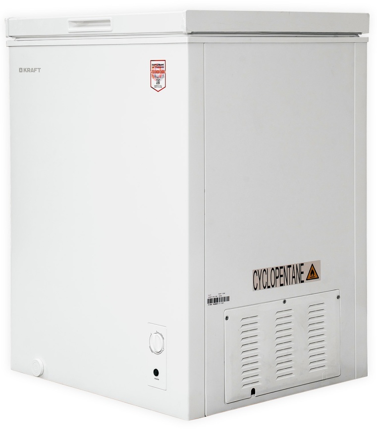 Морозильный ларь Kraft BD (W)-152 QX A 165 л, белый фото 5