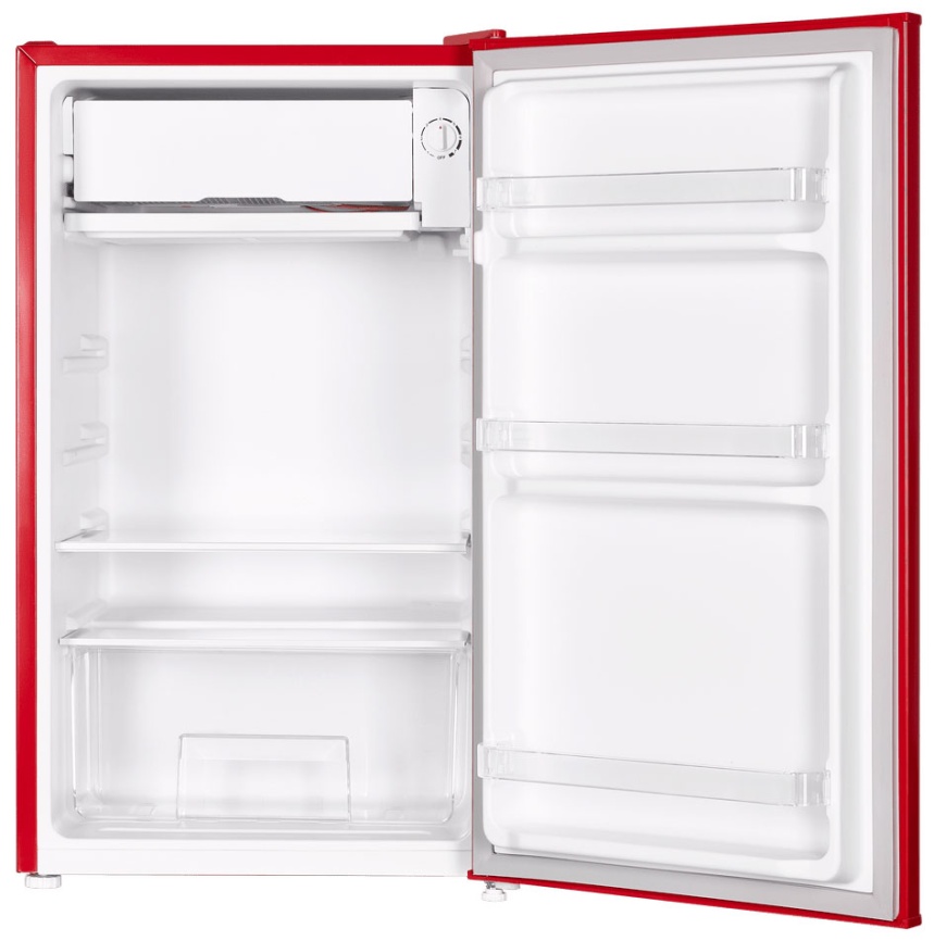 Однокамерный холодильник Maunfeld MFF83RR, красный фото 2