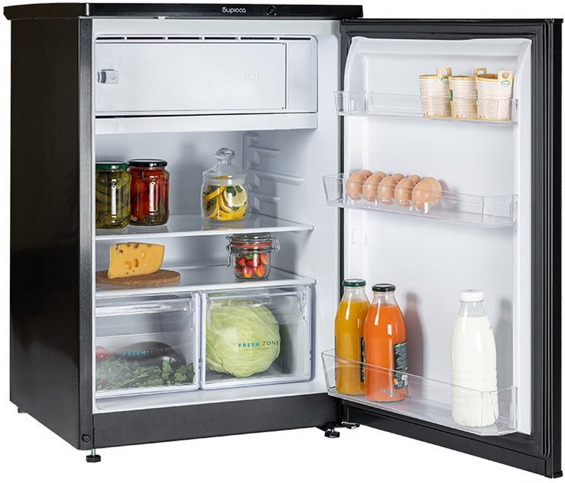 Однокамерный холодильник Бирюса B508, черный фото 9