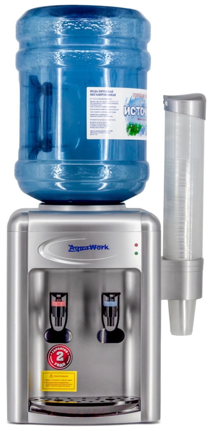 Кулер для воды Aqua Work AW 0.7TDR (серебристый) фото 6