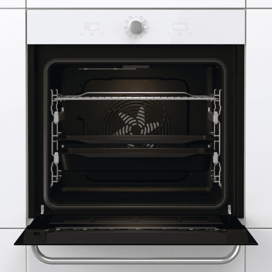 Электрический духовой шкаф Gorenje BOS6737SYW 59 см, 77 л конвекция, белый фото 4