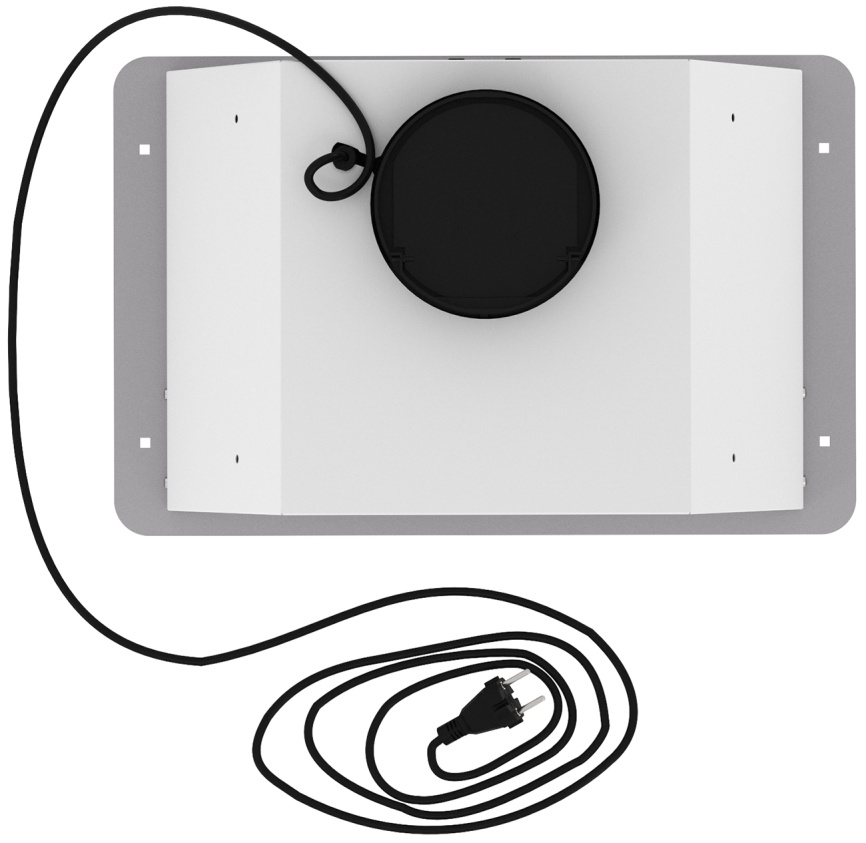 Вытяжка Elikor Врезной блок Flat 42П-430-К3Д КВ II М-430-42-559 белый/хром фото 5