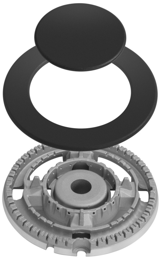 Газовая варочная панель Meferi MGH604GR GLASS ULTRA 60 см, 4 конфорки электроподжиг газконтроль, серый фото 14