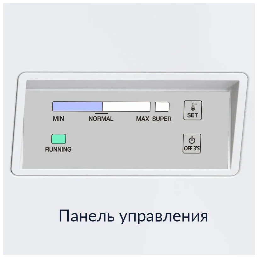 Морозильный ларь Hiberg PF 56L2W B 560 л, белый фото 5