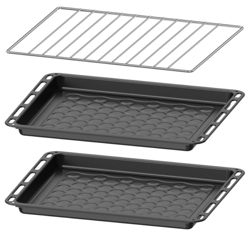 Электрический духовой шкаф Darina 0V5 BDE112 708 W1 59 см, 65 л гриль конвекция, белый фото 10