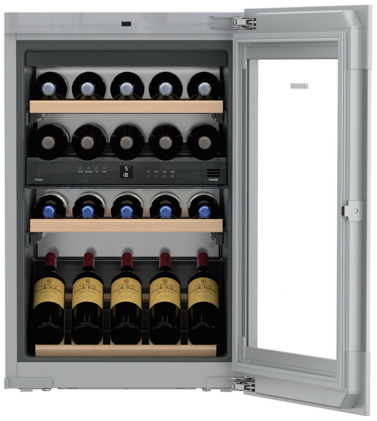 Встраиваемый винный шкаф Liebherr EWTgw 1683-26 001 белое стекло фото 4