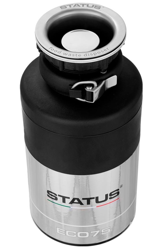 Измельчитель пищевых отходов Status EC075, черный, серебристый металлик (09810901) фото 2